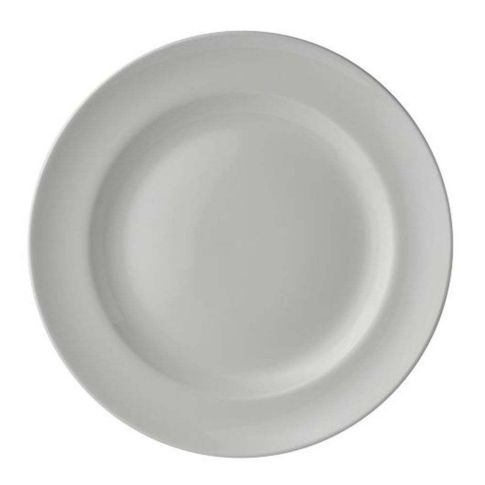 Folio Virtu Bone China 8.0 Inch Banquet Rim Plate, 24 Count
