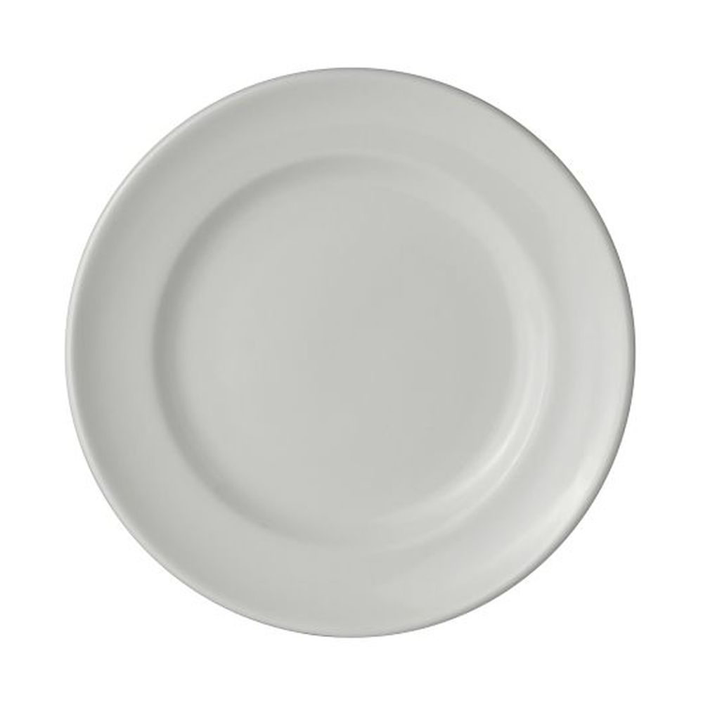 Folio Virtu Bone China 6.5 Inch Banquet Rim Plate, 36 Count