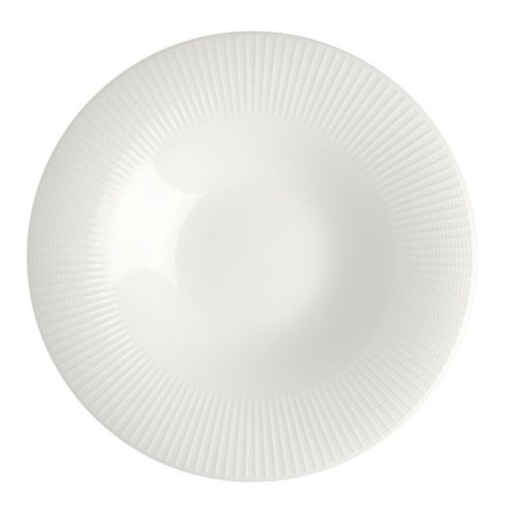 Steelite Willow Alumina Vitrified 10 Ounce Gourmet Rimmed Coupe Bowl, 6 Count