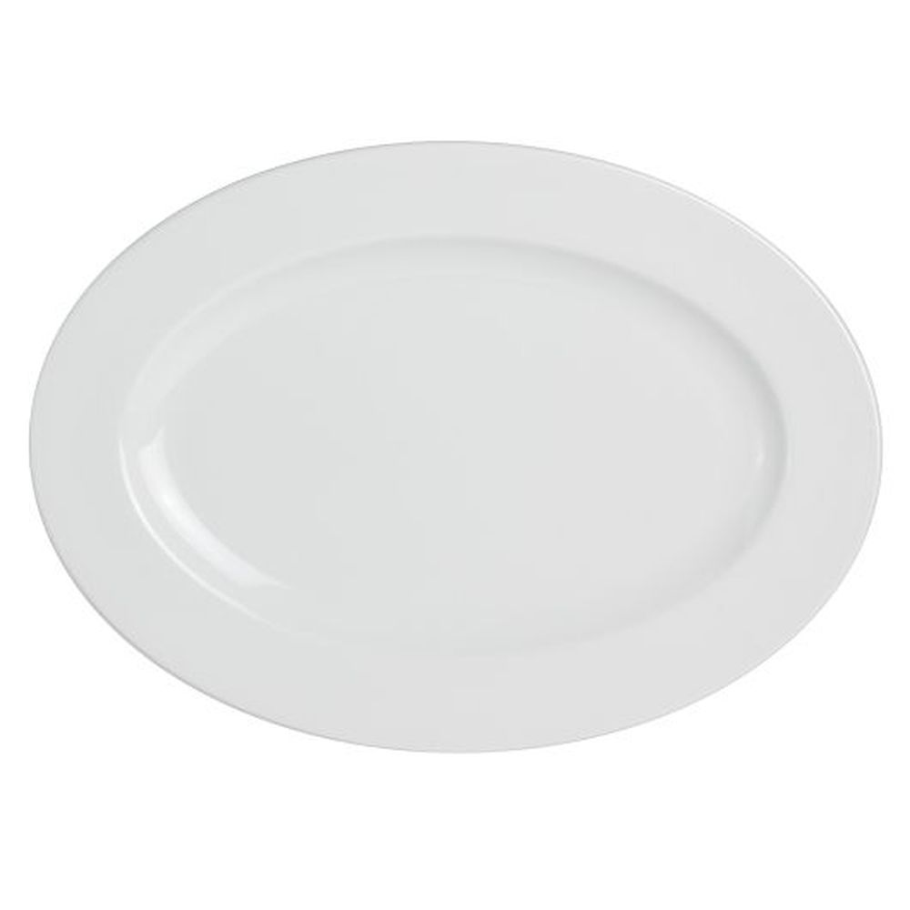 Royal Porcelain Avalon 9.25 Inch Oval Dish, 36 Count