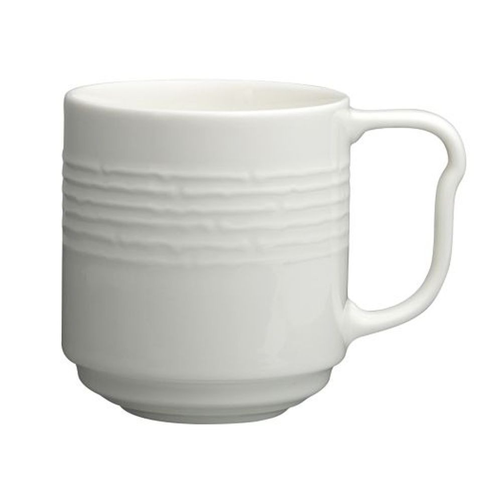 Royal Porcelain Rattan 12 Ounce Stack Mug, 36 Count