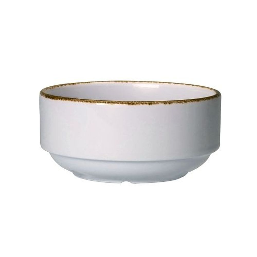 Steelite Brown Dapple Alumina Vitrified 10 Ounce Unhandled Soup Cup, 36 Count