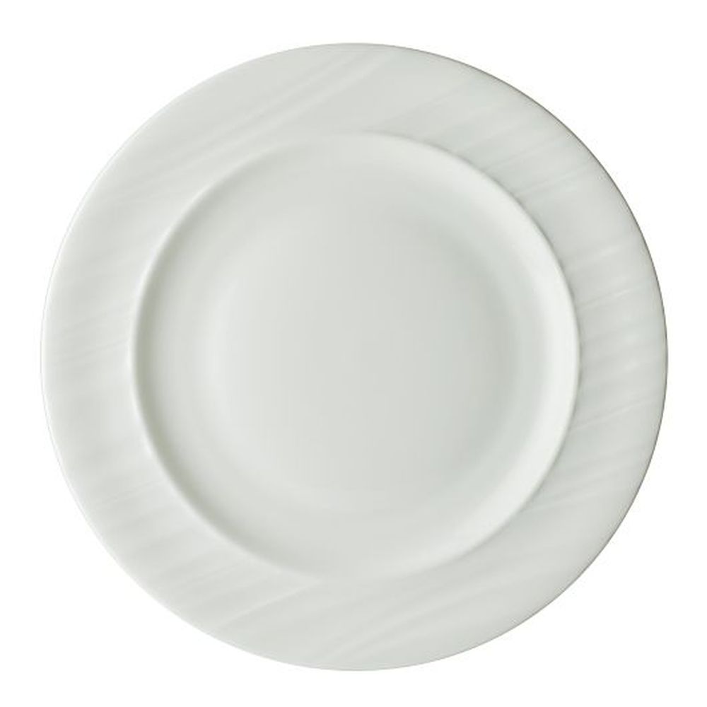 Folio Ruche Bone China 12 Inch Chop Plate, 6 Count