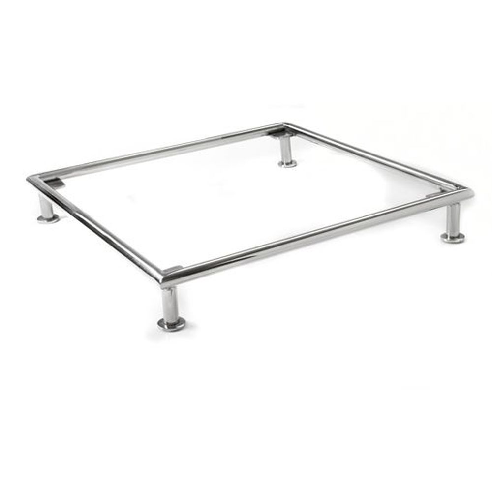 Square Riser Structure DW Haber 18/10 Stainless Steel Tile Square Riser, 12 x 12 x 2.0 inch