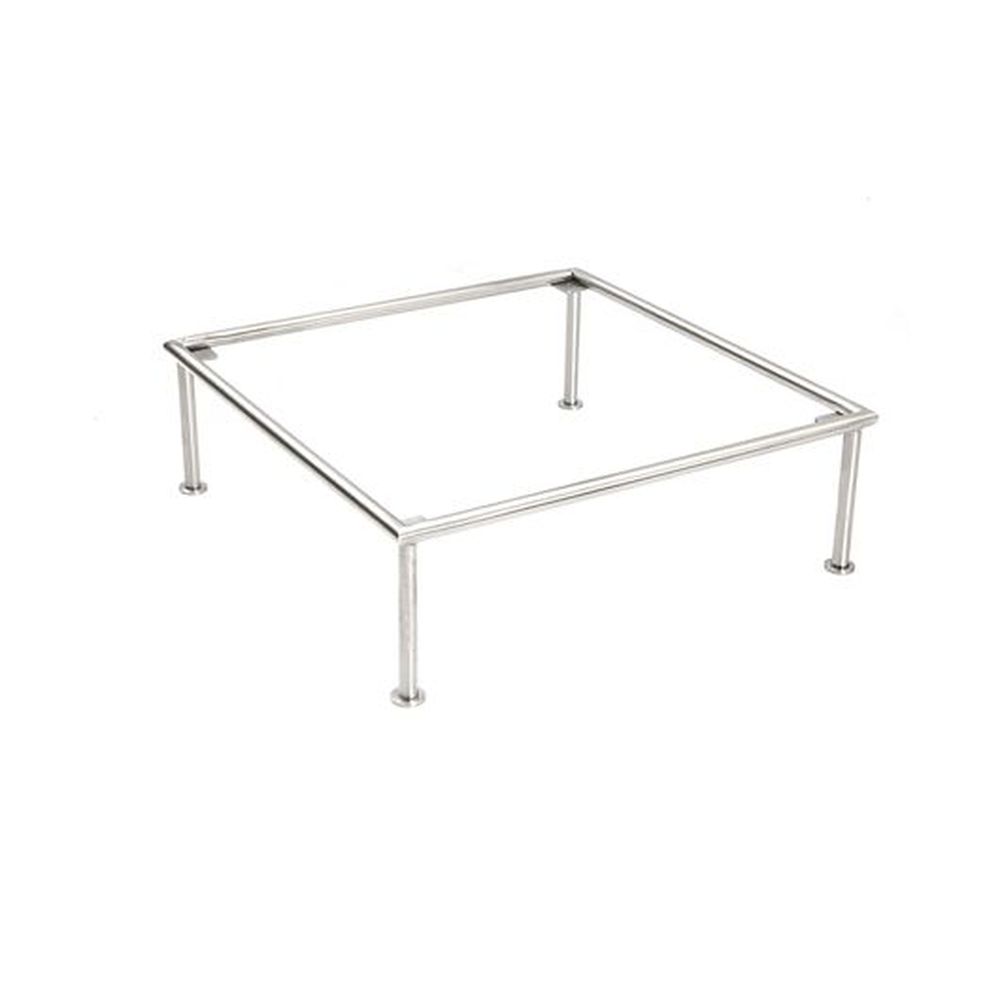 Square Riser Structure DW Haber 18/10 Stainless Steel Tile Square Riser, 12 x 12 x 4.0 inch