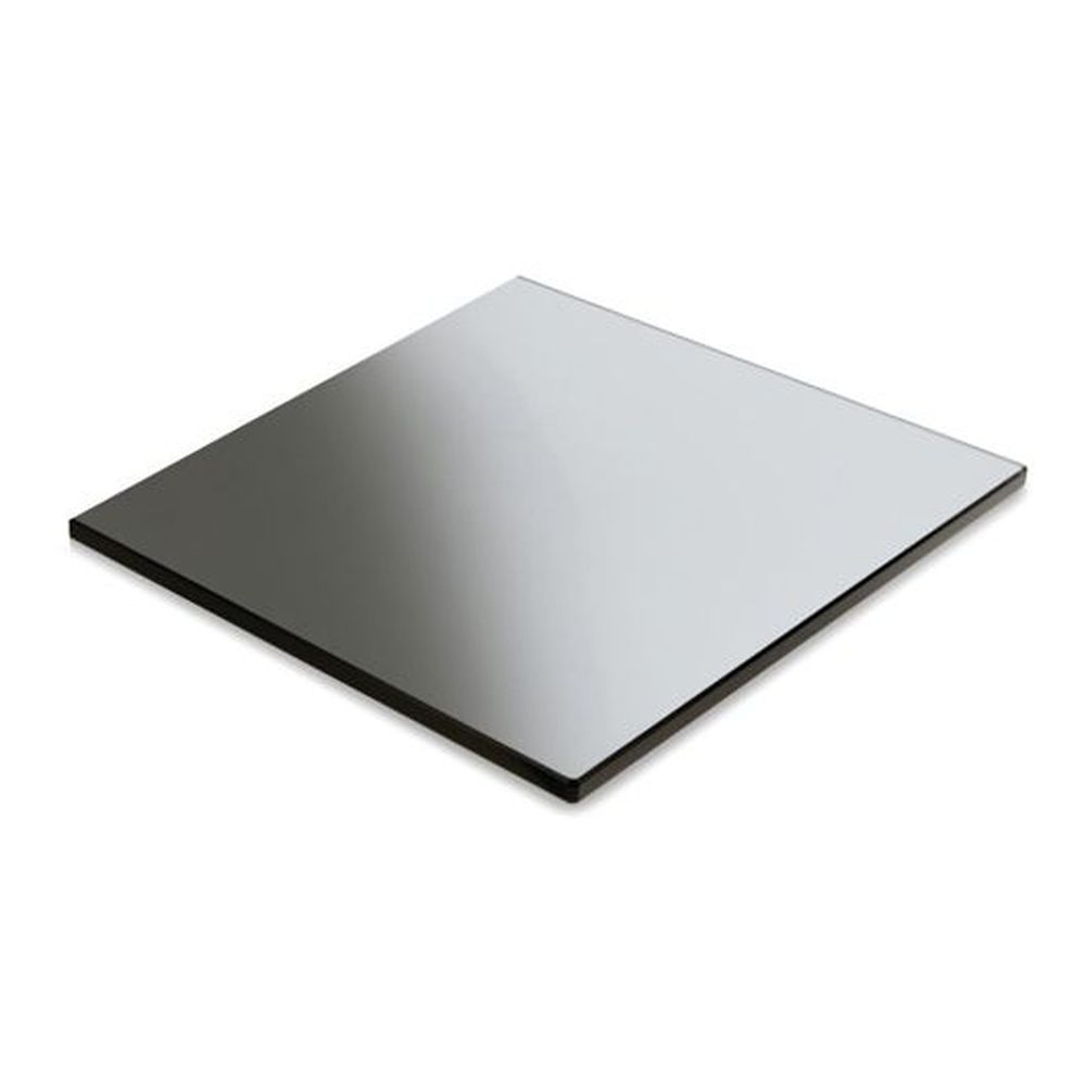 Dw Haber Fusion Buffet Black Glass Square Tile, 14.0 X 14.0 Inch