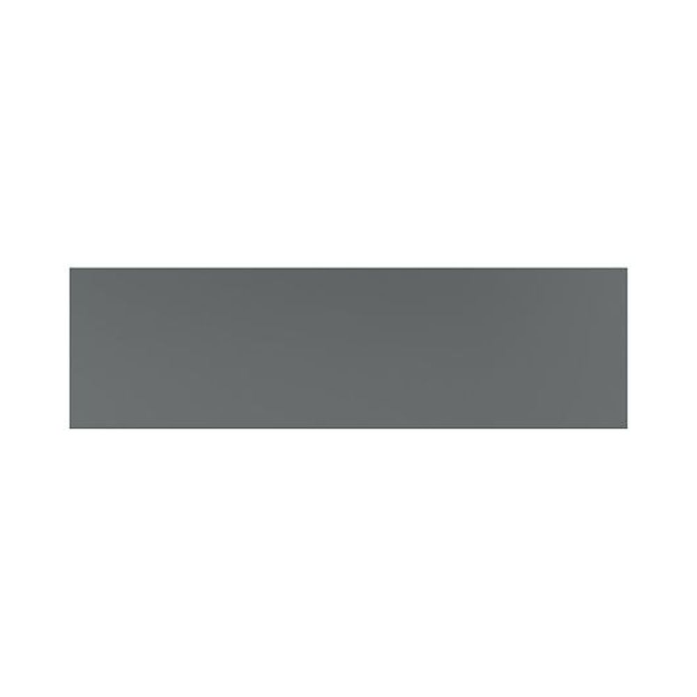 Dw Haber Fusion Buffet Black Glass Rectangle Tile, 24 X 7 Inch