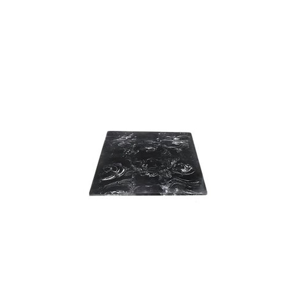 Dw Haber Fusion Buffet Grey Marble Resin Square Tile, 6.0 X 6.0 Inch