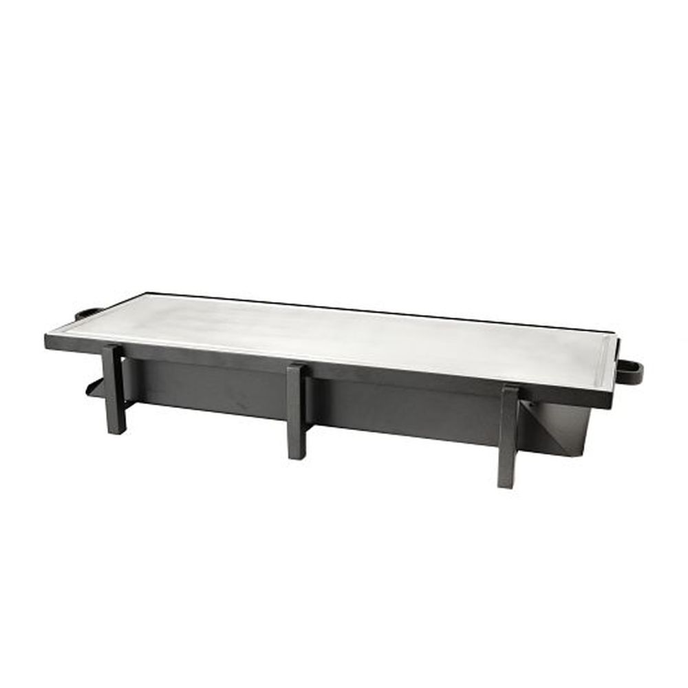Dw Haber Tempo Black Tower Heater Stand With Aluminum Insert, 40.0 X 14.0 Inch
