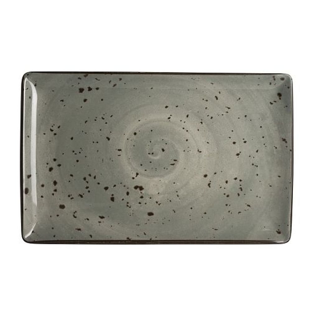 Creations Urban Smoke 12 X 7.5 Inch Melamine Rectangle Tray, 12 Count
