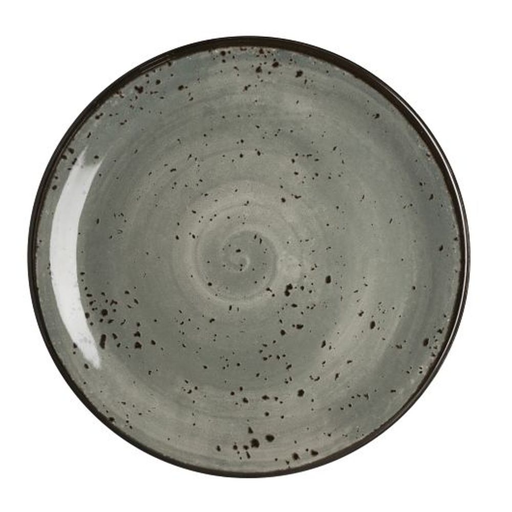 Urban Smoke 6 inch Melamine Coupe Plate, 12 count