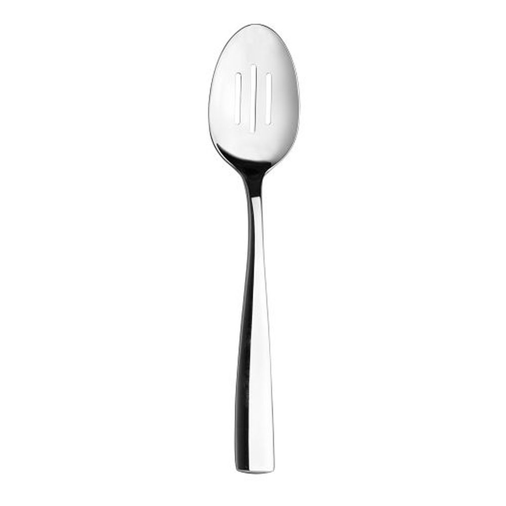 Bryce 18/10 Stainless Steel 9 inch Slotted Serving Spoon, 12 count