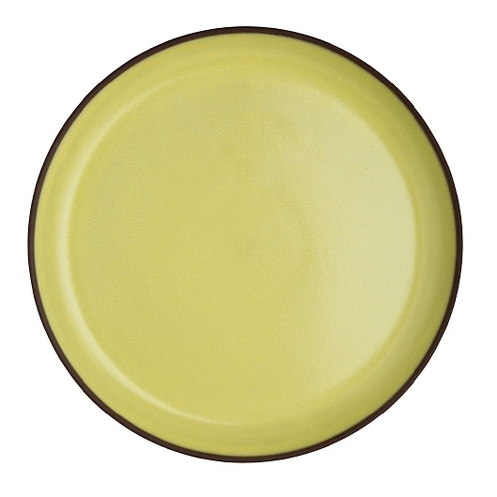 Maham Studio 10.75 Inch Saffron Plate, 12 Count
