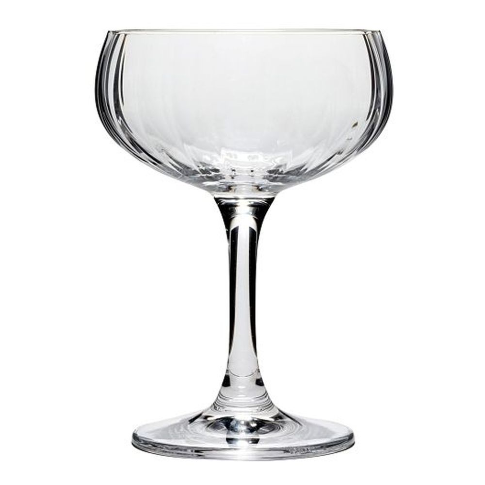 Mcc Optic 8 Ounce Champagne Coupe Glass 24 Count, 24 Count