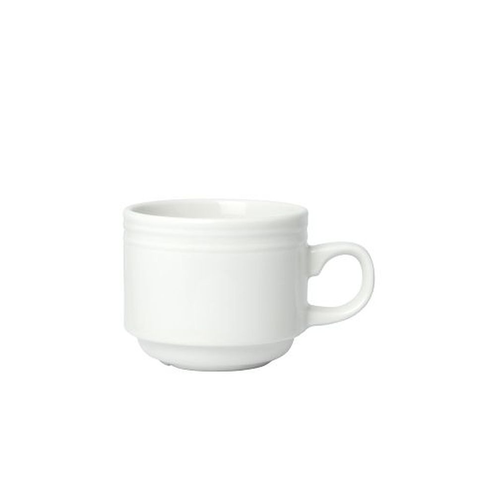 Steelite Bead Alumina Vitrified 3 Ounce Stack Cup, 12 Count