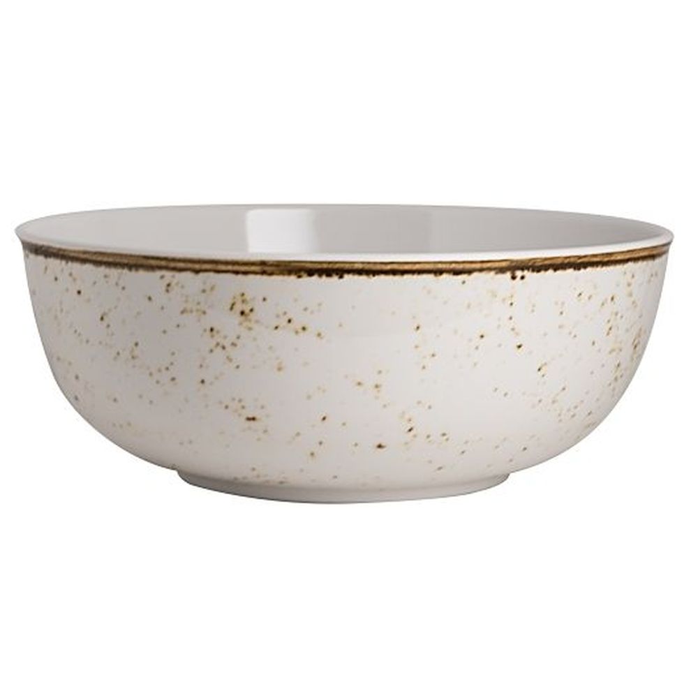 Craft 8 Quart Melamine White Large Round Bowl, 3 count