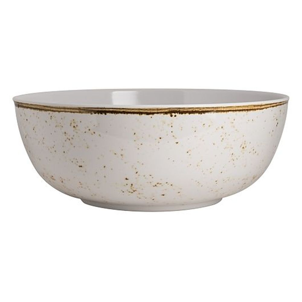 Craft 12.5 Quart Melamine White Large Round Bowl, 2 count