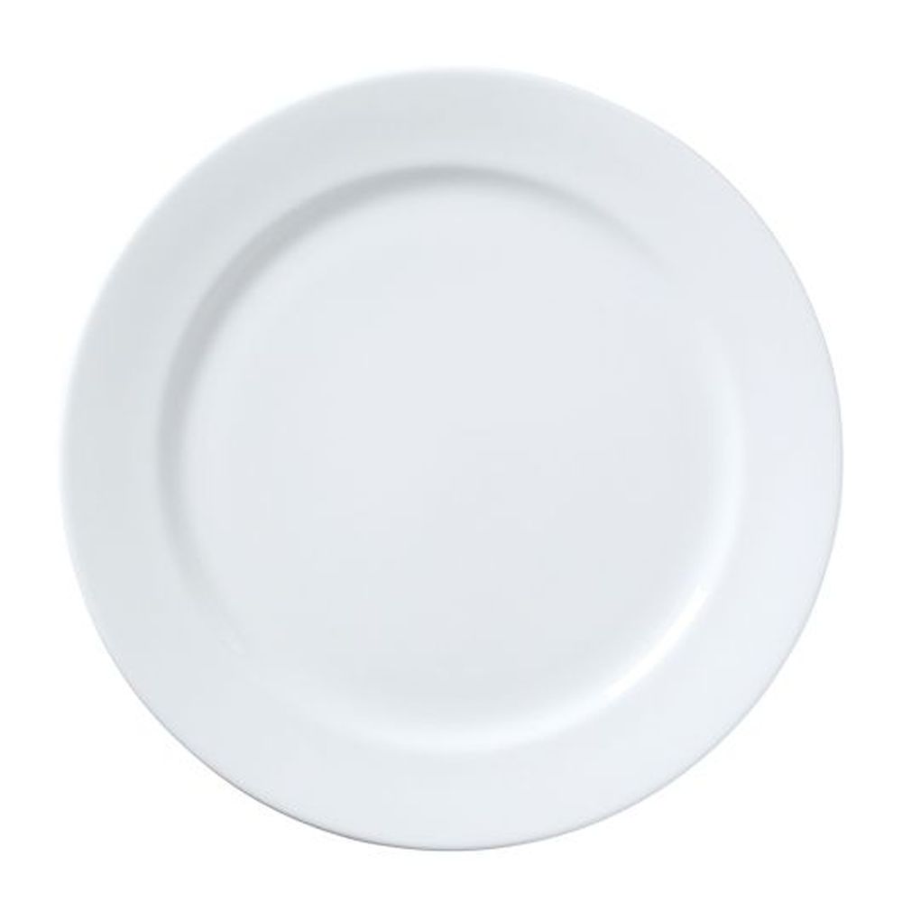William Edwards President And Banqueting Bone China Narrow Rim Plate, 11 3/4 Inch, 12 Count