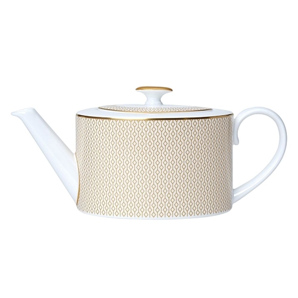 William Edwards Bone China 19.375 Ounce Diamond Oval Teapot , 6 Count