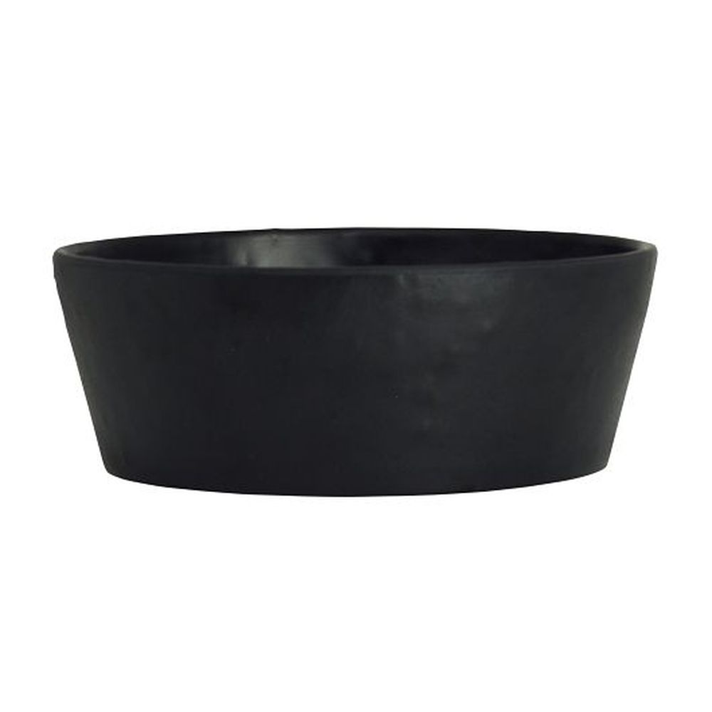 Cali Black 9 1/2 Ounce Melamine Round Bowl, 12 count