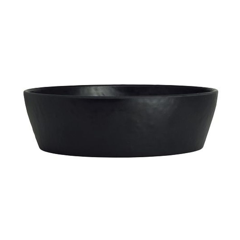 Cali Black 16.5 Ounce Melamine Round Bowl, 12 count