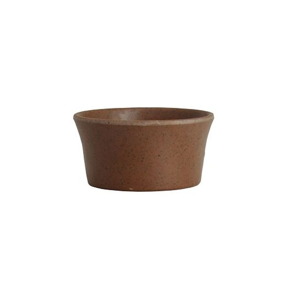 Cali Redwood 1.5 Ounce Melamine Round Dish, 24 count
