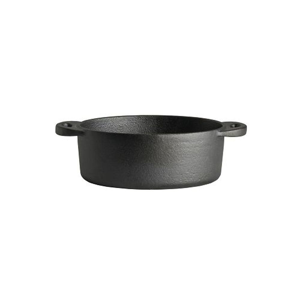 Creations Black 13.75 Ounce Cast Iron Baking Dish, 12 Count