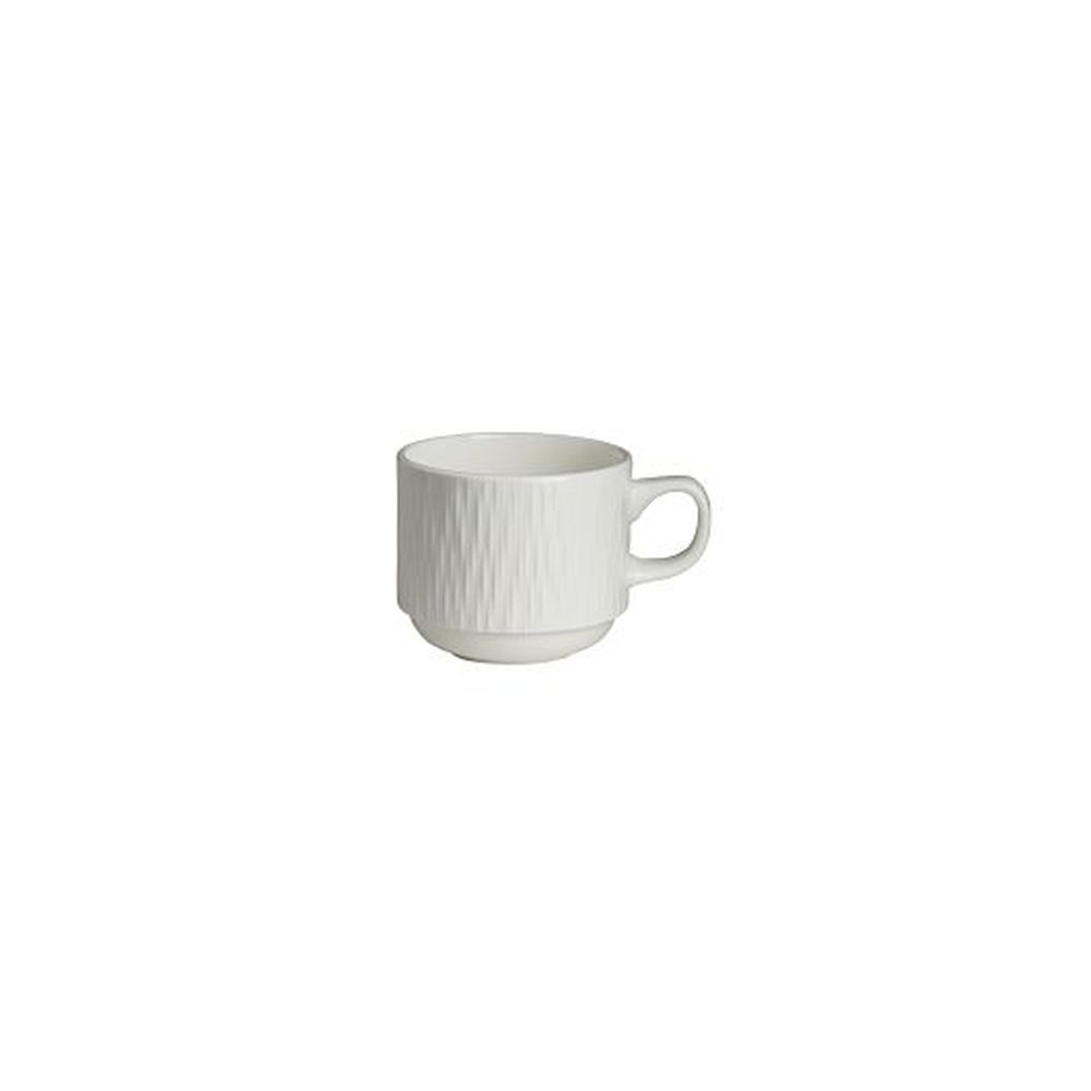Folio Lucia Bone China 8.0 Ounce Stack Cup, 36 Count