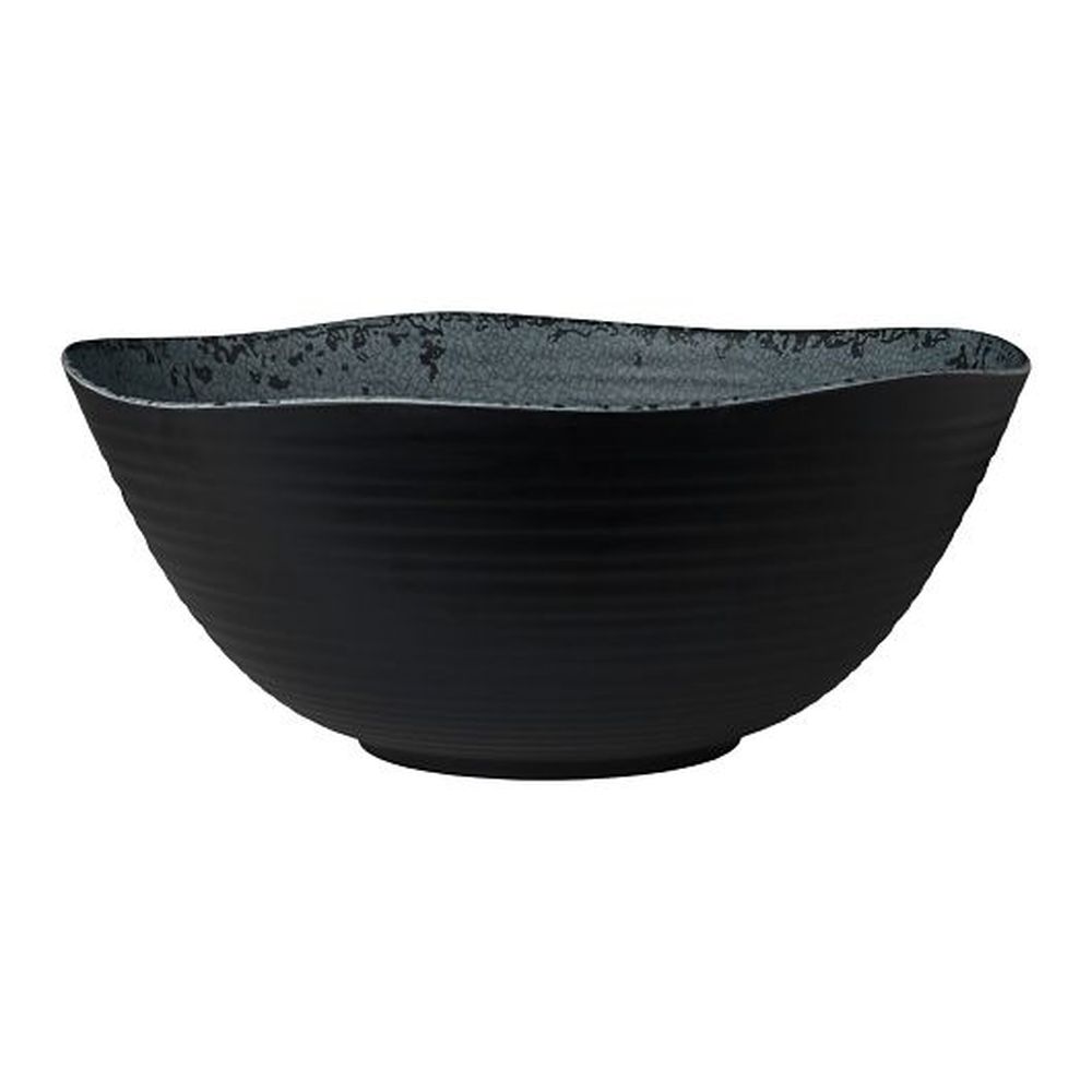 Pompeii Slate 2 Gallon Melamine Large Round Bowl, 4 count