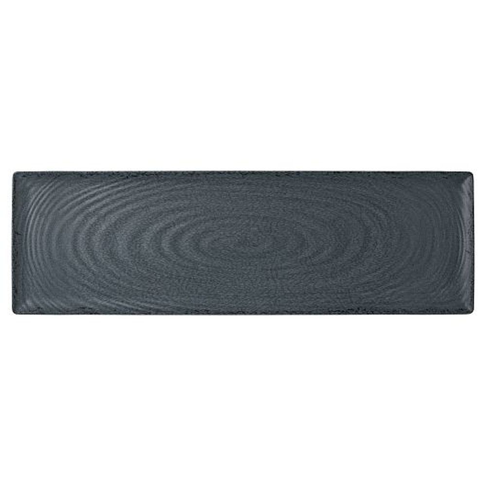 Creations Pompeii Slate 20 7/8 X 6 1/2 X 1 Inch Melamine Rectangle Gastronorm Platter, 10 Count