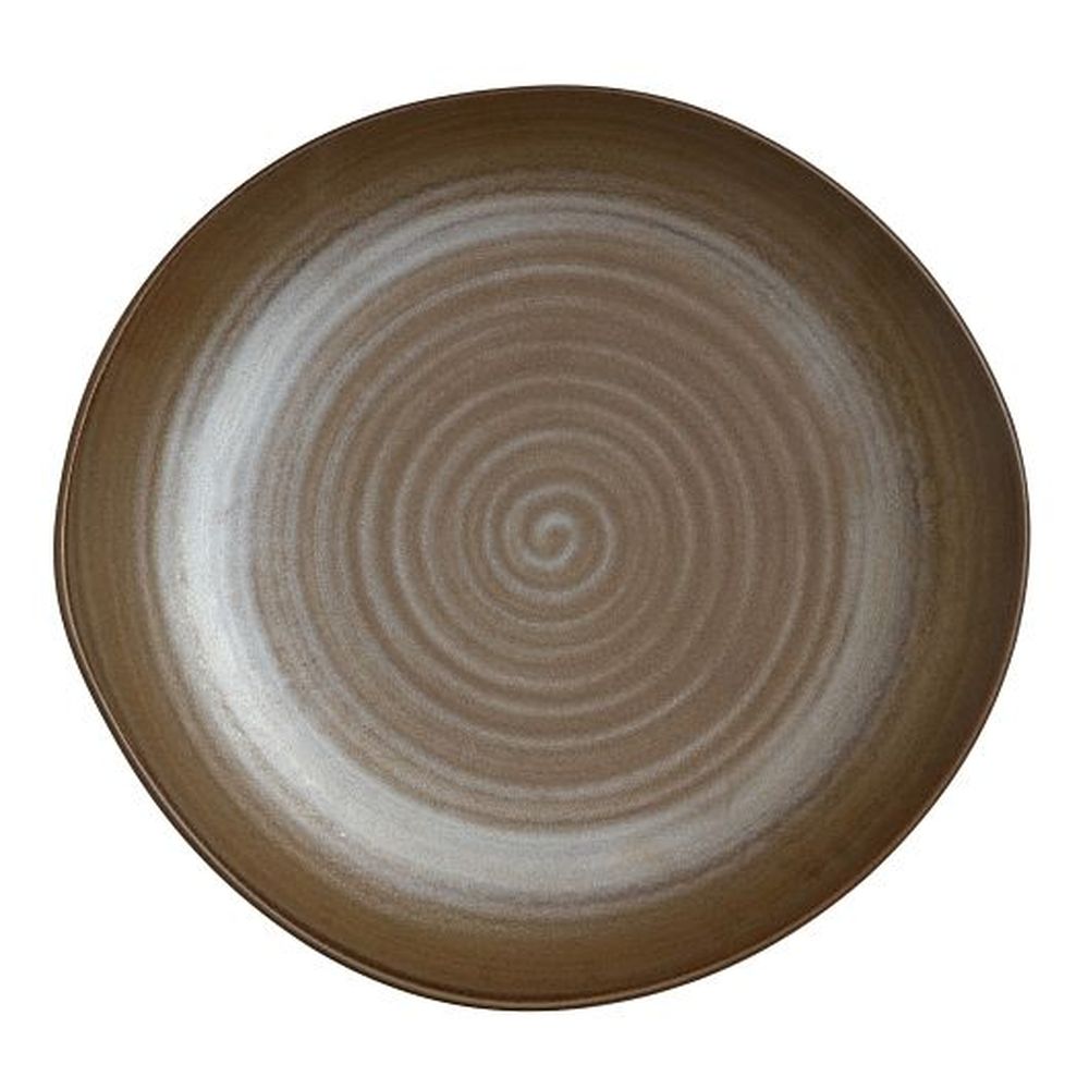 Patina Bronze 11.25 inch Porcelain Plate, 12 count
