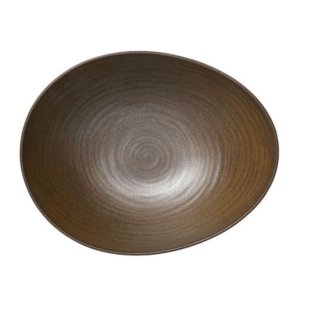 Patina Fortified Porcelain 70 Ounce Bronze Bowl, 12 count