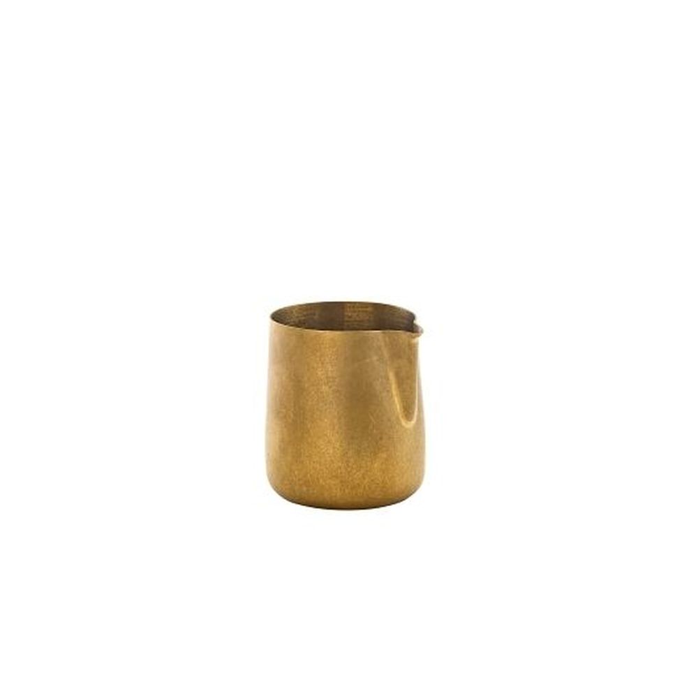 Genware Vintage Gold 5 Ounce Stainless Steel Jug, 12 Count