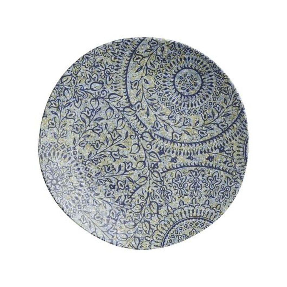 Solano Azure 11.0 inch Melamine Plate, 12 count