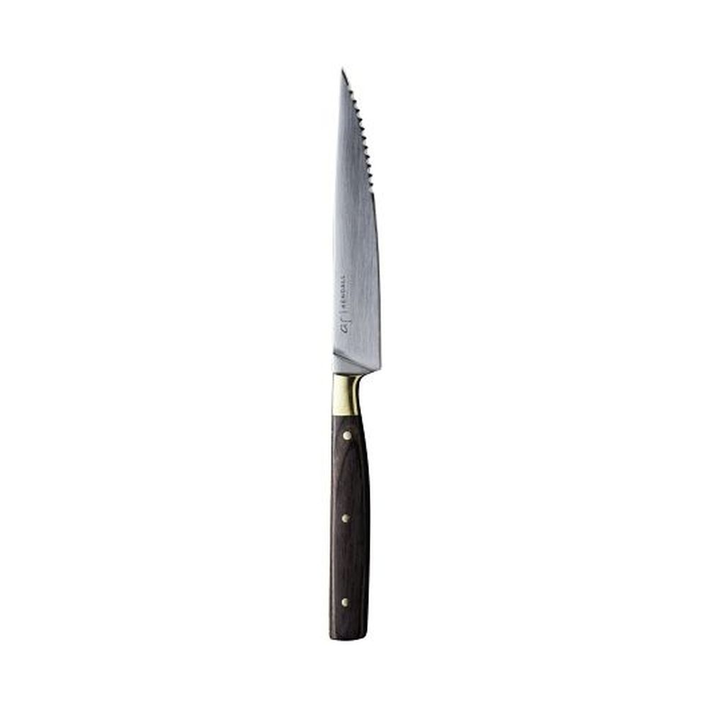 Adam Simha Kendall 13/0 Stainless Steel 9.5 Inch Culinary Steak Knife, 6 Count