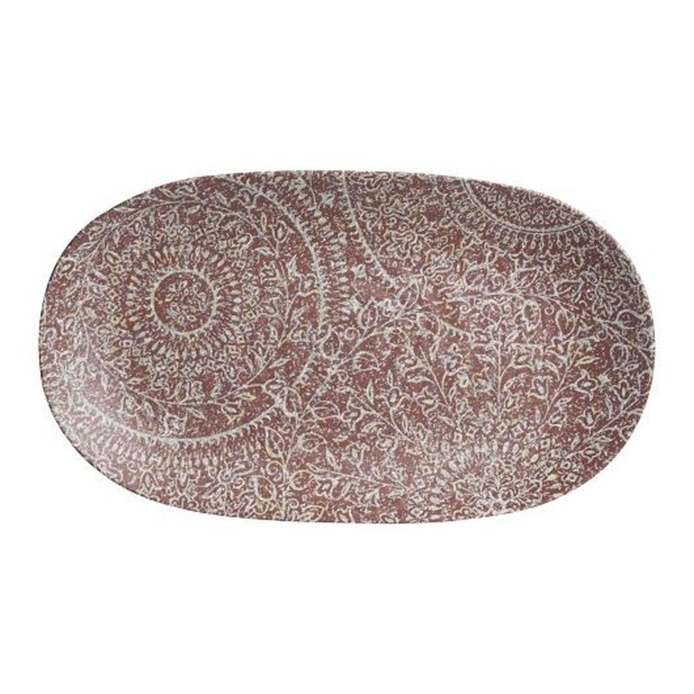 Solano Rubine 14 x 8 inch Melamine Platter, 12 count
