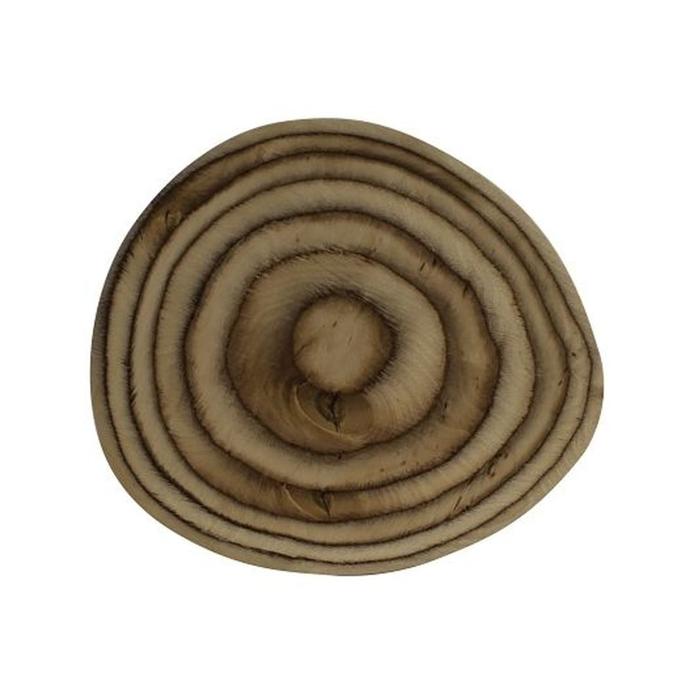 Maritime 10.625 x 12 inch Wood Plate, 6 count