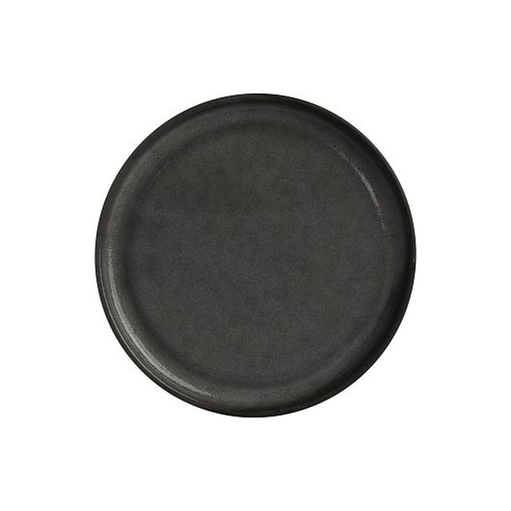 Off Grid Studio Gembrook Gray Stoneware 8 Inch Plate, 24 Count