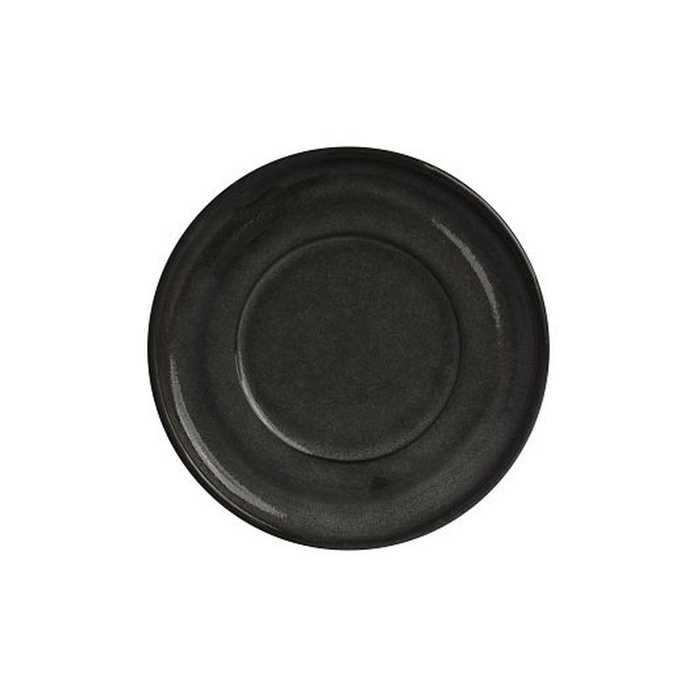 Off Grid Studio Gembrook Gray Stoneware 6 Inch Saucer, 24 Count