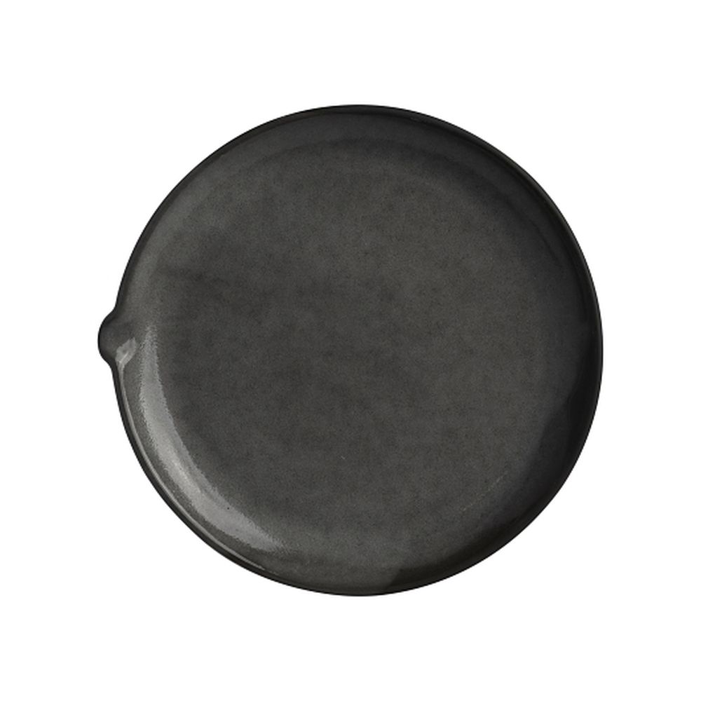 Off Grid Studio Gembrook 10.375 Inch Gray Plate, 24 Count