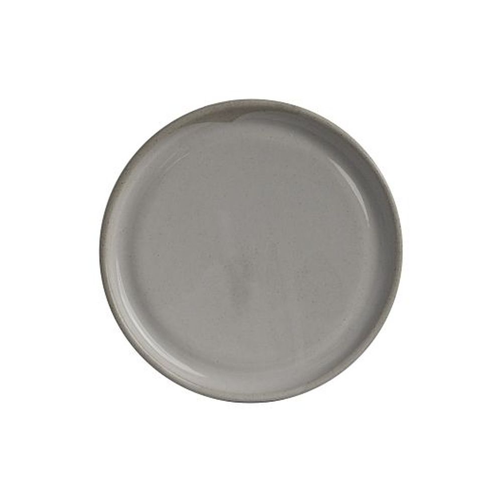Off Grid Studio Gembrook White Stoneware 6.5 Inch Plate, 24 Count