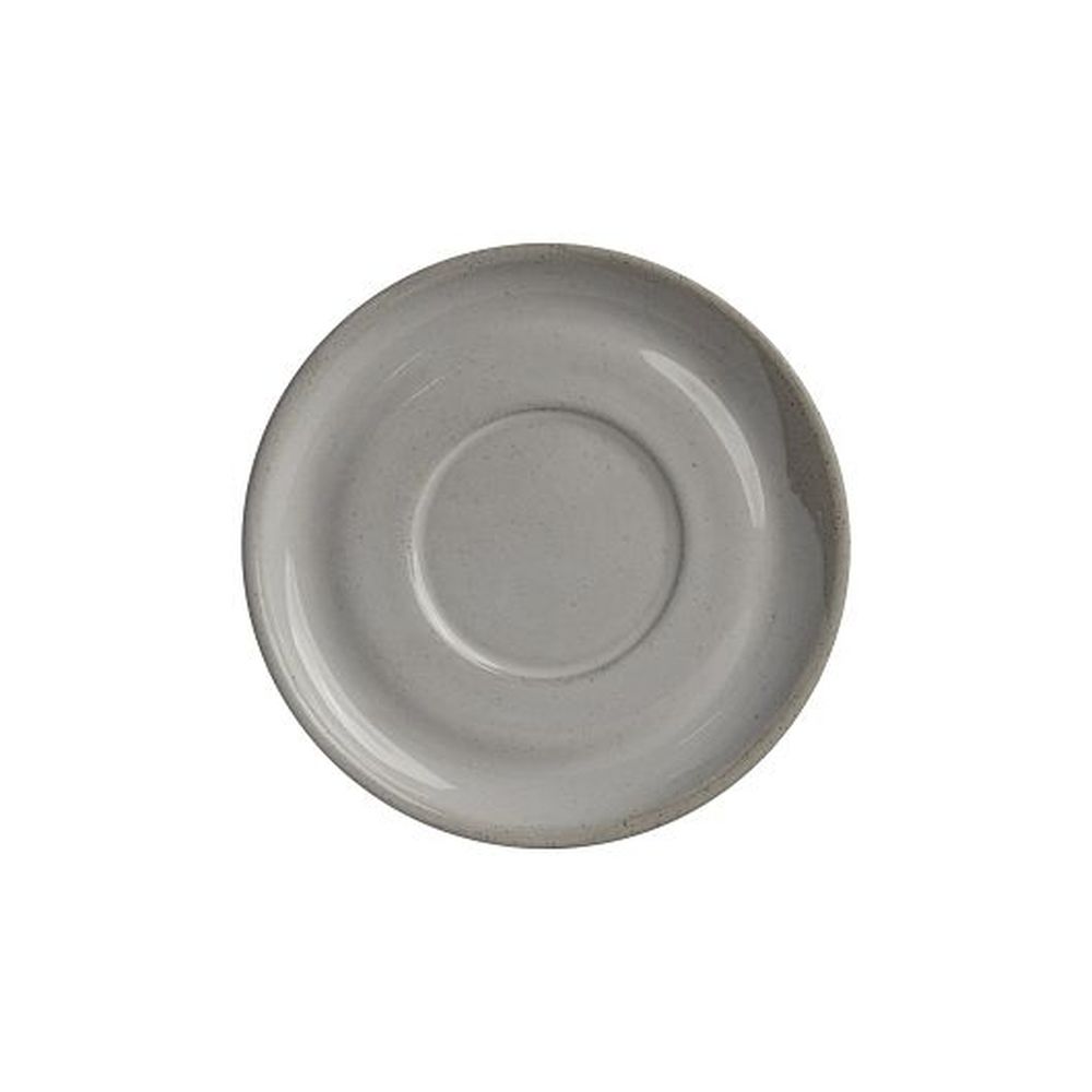 Gembrook White Stoneware 4.75 inch Saucer, 24 count