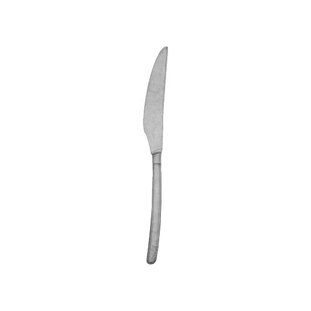 Walco Hallmark Vogue Fieldstone 18/10 Stainless Steel 9.75 Inch European Dinner Knife, 12 Count