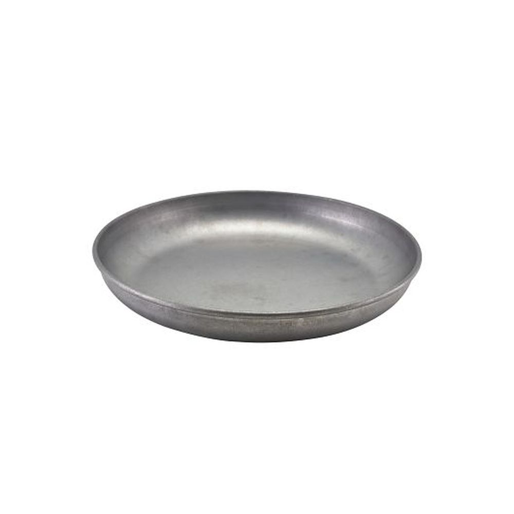 Genware Vintage 18/0 Stainless Steel 10.25 Inch Coupe Plate, 12 Count
