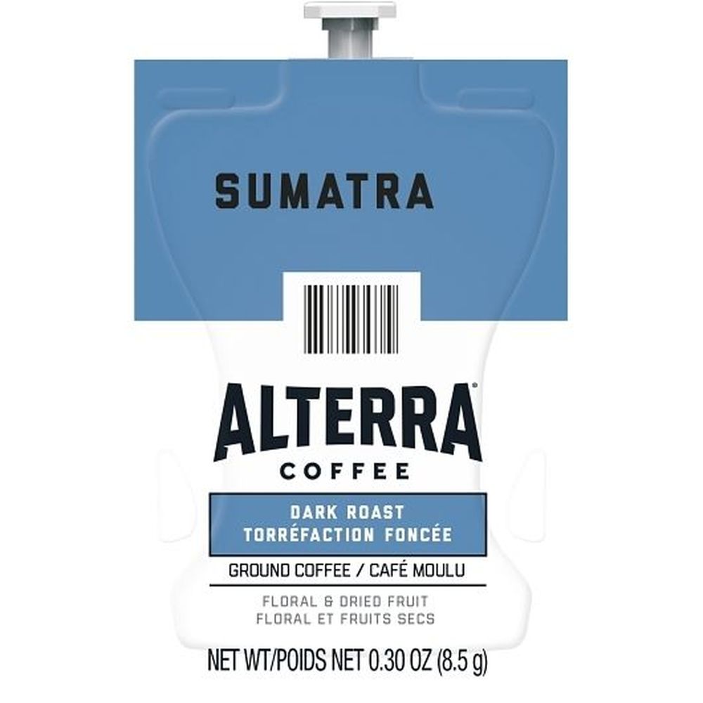 Flavia Alterra Sumatra Dark Roast Ground Coffee, 44.8 Ounce -- 100 Per Case