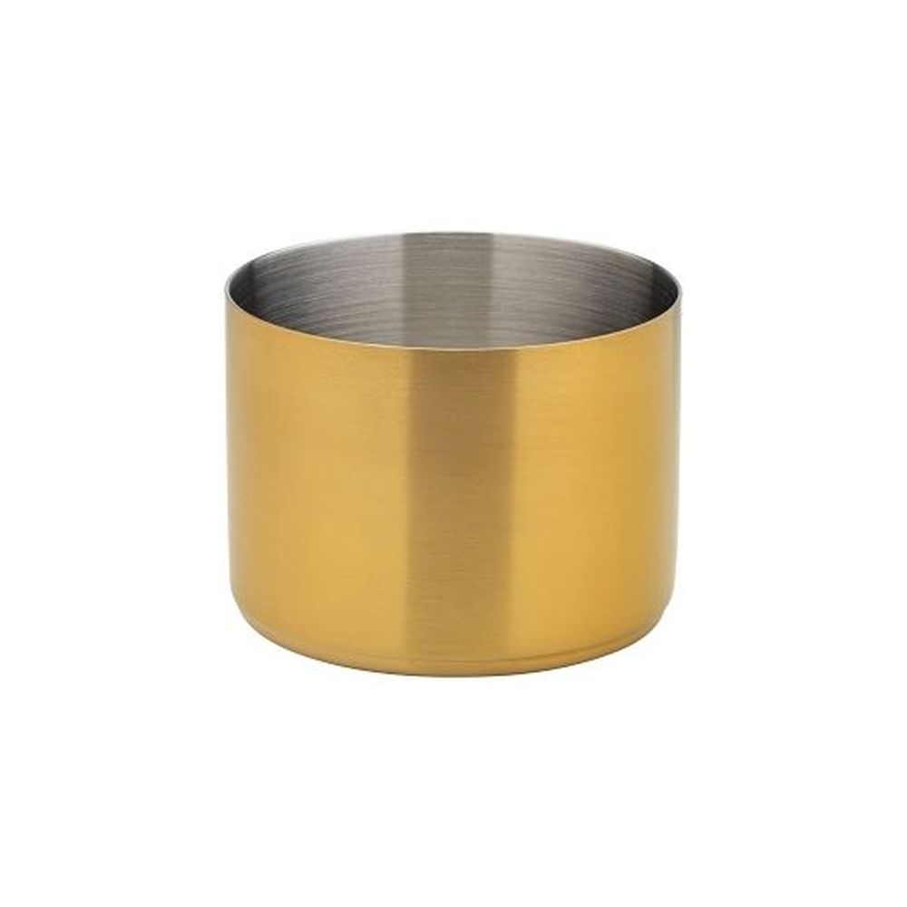 Utopia Brushed Gold Stainless Steel 9 Ounce Ramekin, 6 Count
