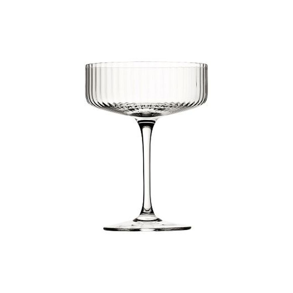 Utopia Hayworth Soda Lime 10 Ounce Straight Sided Coupe Glass, 12 Count