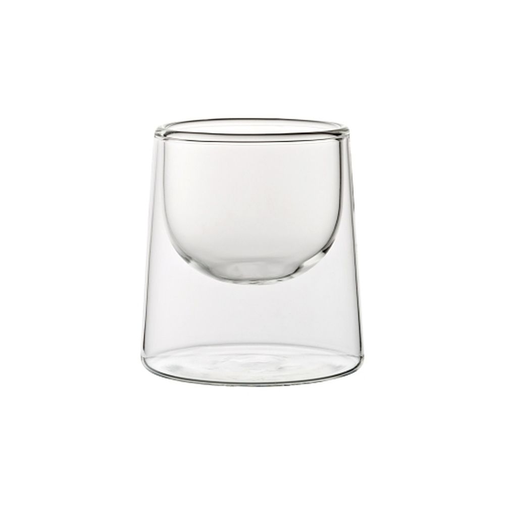 Utopia 5.25 Ounce Glass Double Walled Dessert/tasting Dish, 6 Count
