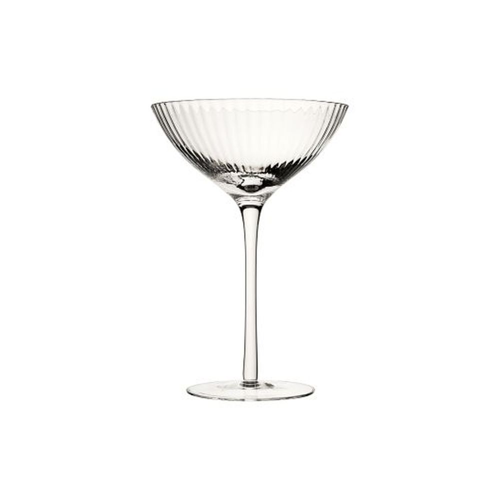 Utopia Hayworth Soda Lime 10.25 Ounce Coupe Glass, 12 Count