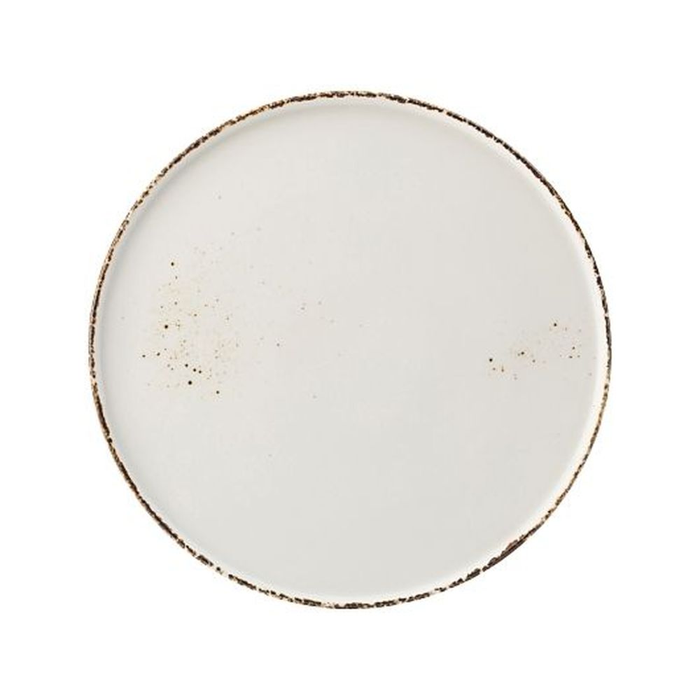 Utopia Umbra Porcelain 10.5 Inch Coupe Plate, 6 Count